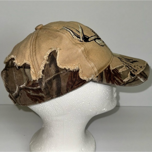 Buck Wear Deer Predator Distressed Baseball Trucker Cap, One Sz - Picture 5 of 11